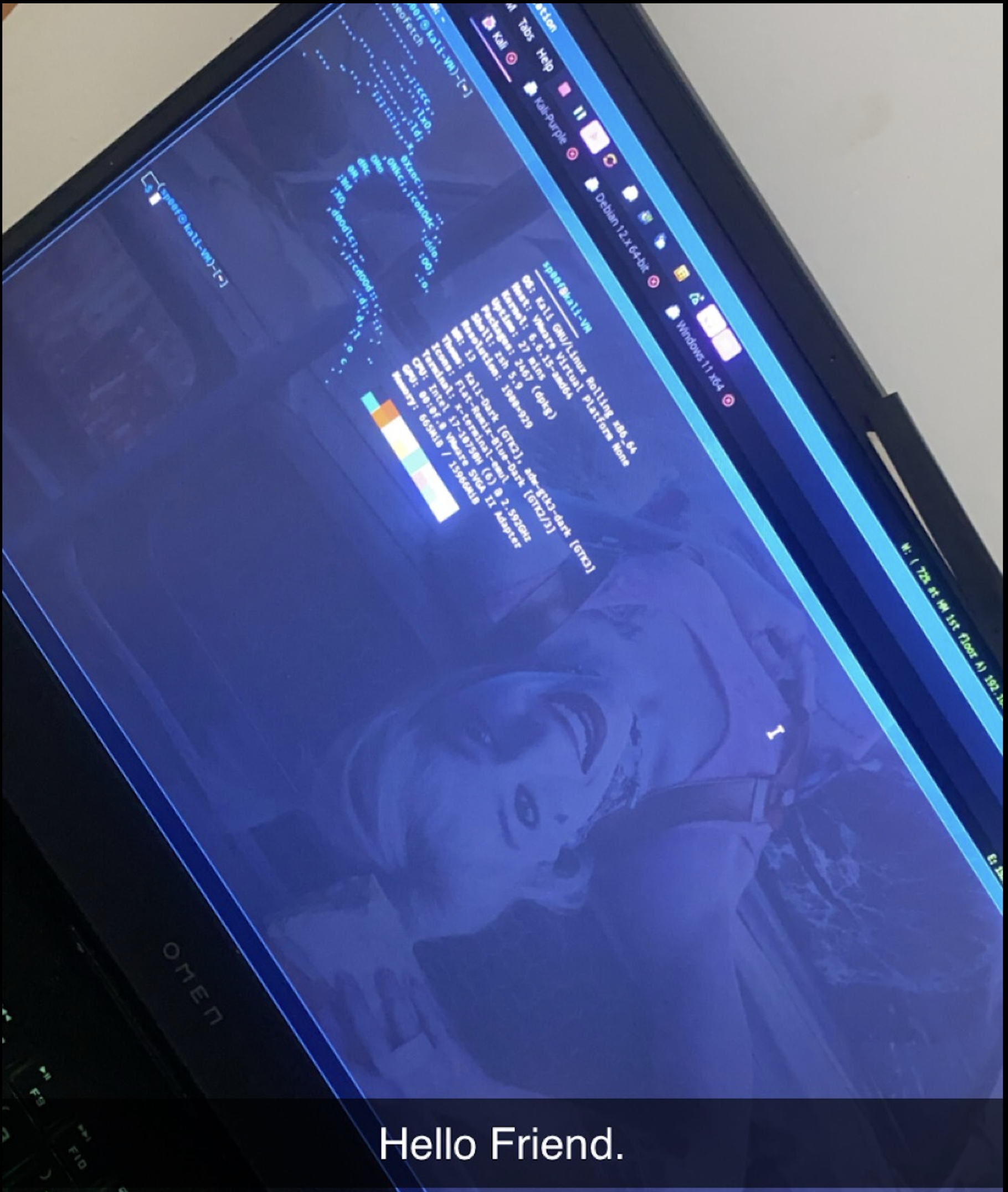 My Kali VM from where I use to do all the magic...